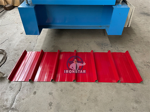 Tự động kim loại mái ngói cuộn tạo thành máy tùy chỉnh hồ sơ cho ppgi hoặc tấm thép mạ kẽm - Product Image 2