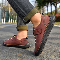 Nouveautés Chaussures toutes saisons Chaussures décontractées pour hommes de grande taille cousues à la main