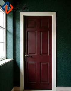 Porta Moderna in Acciaio Inox ZhuoHong per Interni/Esterni con Finiture Dorate, Isolamento Acustico, Colori e Dimensioni Personalizzabili - Product Image 2