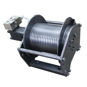 Single drum 1/ 2/ 3 / 5 tons hydraulic winch for tractors/ anchor/ excavator/ shrimp boat/ fishing net