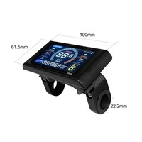 Affichage Compteur Instrument de Contrôle de Vitesse LCD Couleur S966 pour Vélo Scooter Électrique VTT à Bon Marché