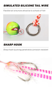 OEM 60g-200g Inchiku <strong>Madai</strong> Slider <strong>Jig</strong> Lure Snapper Tai Kabura Sliding Slow <strong>Jig</strong> with Rubber Tail Skirt Assist Hook - Product Image 6