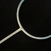 Raquette de badminton en carbone léger, écologique, haute tension, de compétition et d'entraînement, personnalisable et de haute qualité