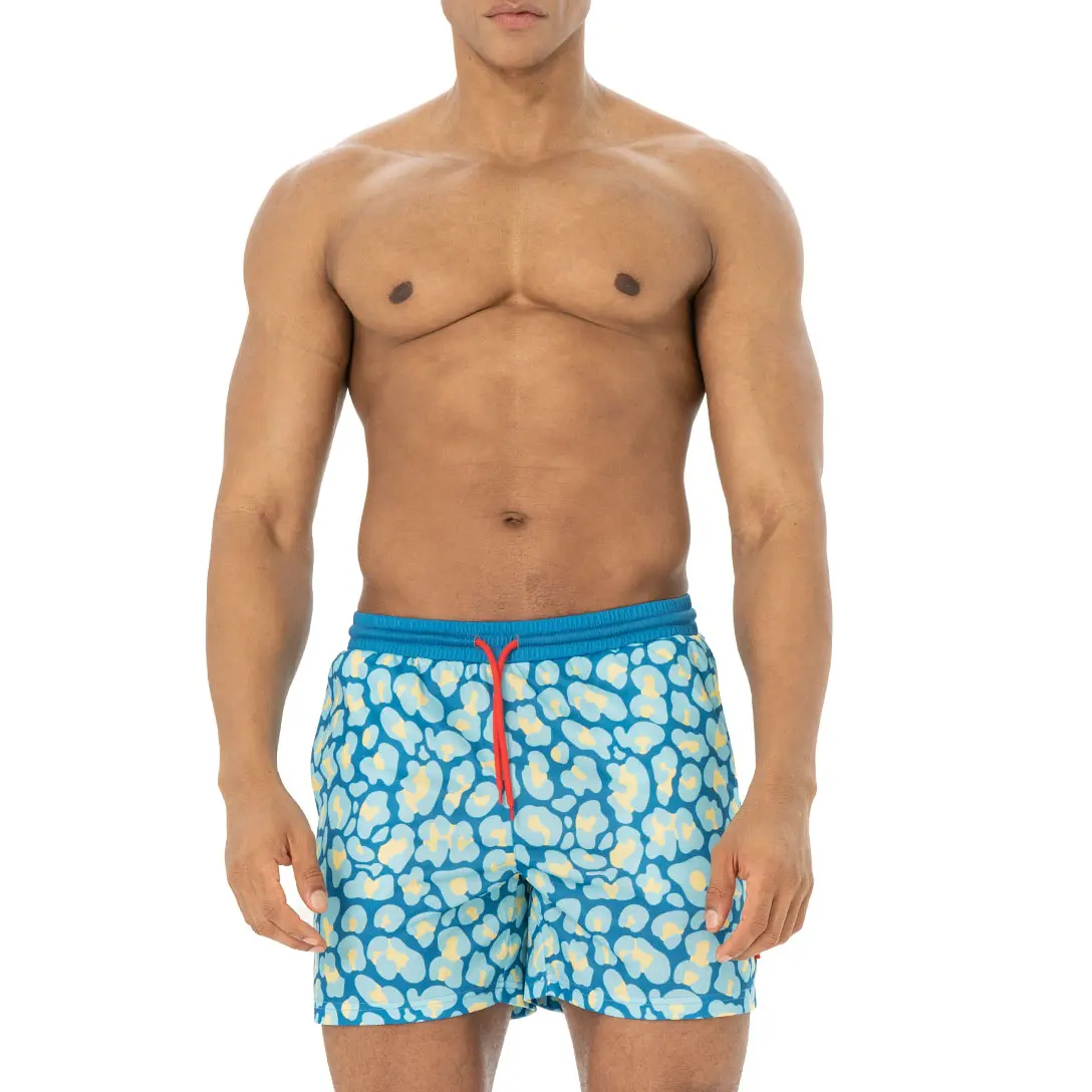 2023 Neues Design Fitness Polyester Mesh Unisex Shorts Benutzer definiertes Logo und bedruckte 5-Zoll-Herren Sublimation Mesh Shorts