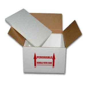 Wholesale Biodegradable Large Foam Cooler Transport Shipping Packing Insulated Carton <strong>Box</strong> With <strong>Styrofoam</strong> Inside