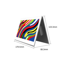 Système de bureau MinewTag, étiquette électronique d'étagère ESL double face en forme de V de 7,5 pouces, écran Eink 6 couleurs, étiquette de nom, signalisation numérique ABS