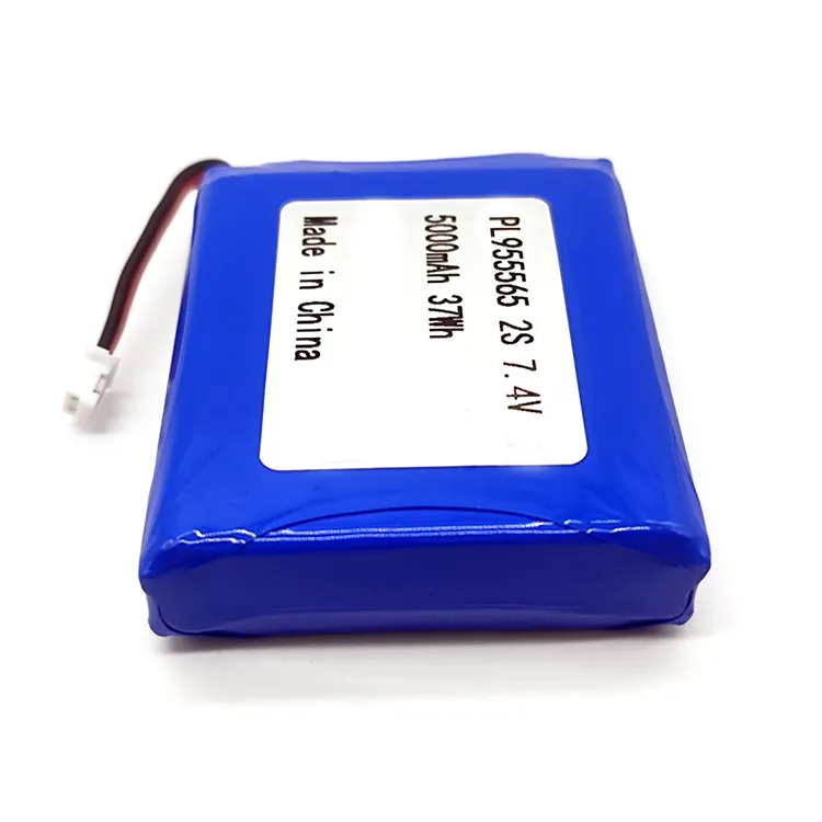 Custom li ion battery 7.4v 5000mah pin lipo 7.4 v 4000mah 4500mAh flat li-ion battery