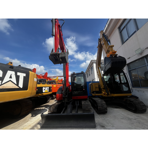 Mini-excavatrice sur chenilles d'occasion Kubota KX080-4 d'origine japonaise pour projet de construction - Product Image 4