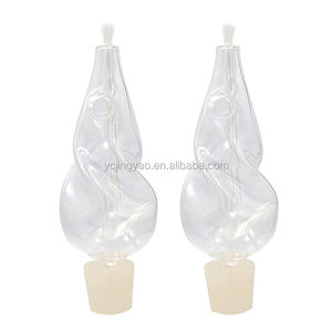 <span class=keywords><strong>Lampe</strong></span> <span class=keywords><strong>à</strong></span> <span class=keywords><strong>huile</strong></span> <span class=keywords><strong>de</strong></span> <span class=keywords><strong>paraffine</strong></span> Transparent soufflé <span class=keywords><strong>à</strong></span> la main, Offre Spéciale, support <span class=keywords><strong>de</strong></span> <span class=keywords><strong>mèche</strong></span> résistant <span class=keywords><strong>à</strong></span> la chaleur, large torsadé, en verre, <span class=keywords><strong>huile</strong></span>, 1 pièce - Product Image 4