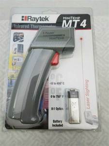 เครื่องวัดอุณหภูมิอินฟราเรด Raytek Mt4 Mt6 Raymt4u Minitemp ของแท้จากโรงงาน พร้อมช่วงวัด -18 ถึง 400 องศาเซลเซียส รับประกัน 1 ปี - Product Image 2