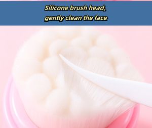 Bandeau portatif mignon de brosse de nettoyage du visage + brosses pour le nettoyage du visage Kit facial et brosse de bande de cheveux à usage domestique - Product Image 5