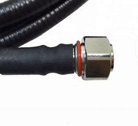 Kabel Jumper RF Mini-DIN Sudut Kanan 4.3/10 ke DIN 7/16 Male, Kabel Feeder Super-Fleksibel 1/2 inci, VSWR 50 Ohm 1.15