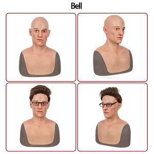 Mặt nạ silicon toàn đầu nam, biểu cảm chân thực, nhiều độ tuổi khác nhau, dùng cho tiệc hóa trang, cosplay, dạ hội hóa trang - Product Image 4