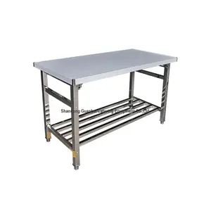 hot sales kitchen stainless steel work table folding work table for commercial