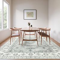 Tapis de style ethnique pour chambre à coucher américain rétro étude tapis de sol antidérapant bohême salon décoration tapis lavable tapis de salon