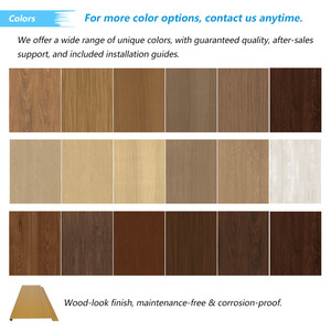 Tiandelvbai soffit gỗ nhìn trần nhôm ngoài trời hệ thống fascia soffit Trần - Product Image 5