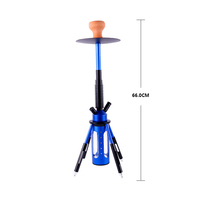Chicha Gunter de style moderne en forme de fusée, multicolores, vente en gros, chichas de luxe en aluminium, accessoires pour fumeurs, chicha