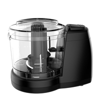 Picadora de Alimentos Eléctrica RAF R.7068, 150W, 750ML, 220-240V, Cuchillas de Acero Inoxidable, Recipiente Extraíble, Control de un Toque para Procesar Carne