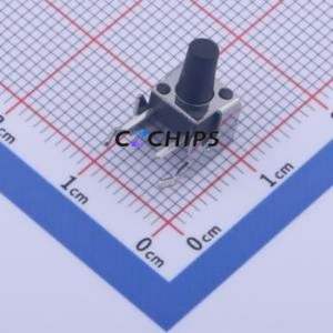 GT-TC100A-H095-L1 Tactile Switch Through hole Component THT Switch Single Pole Single Throw Round Button 1.6N Right Angle Insert - Product Image 1