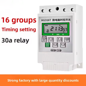 Kg316t 220V hoàn toàn tự động chu kỳ công nghiệp hẹn giờ chuyển 30A Max. current cho ánh sáng đường phố & quảng cáo cho nhà & văn phòng sử dụng - Product Image 2