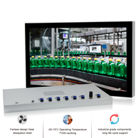 Panel PC Industrial Resistente al Agua IP69K de 21.5 Pulgadas N97 DDR5, Económico, Sin Ventilador, Computadora Táctil Integrada