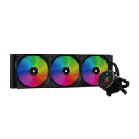 Refroidisseur liquide pour ordinateur FROZEN MAGIC 360 DIGITAL ARGB, refroidissement personnalisé par eau pour processeur, 7 lames, 120 mm, interface d'alimentation, boîtier d'ordinateur