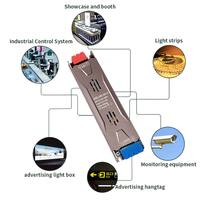 Alimentation électrique pour bande LED ultra-mince, sortie unique AC-DC, 12V 24V 60W 100W 150W 200W 300W 400W, alimentation constante, directement de l'usine