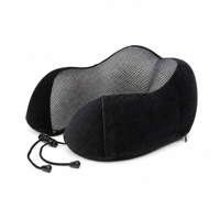 Oreiller de voyage portable en mousse à mémoire de forme en U, soutien cervical, masque de sommeil, bouchons d'oreilles, housse douce et respirante, ergonomique