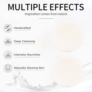 Jabón artesanal de leche de cabra 100g Limpieza profunda para rostro y cuerpo - Product Image 5