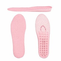 Semelles intérieures sport en ETPU blanc effet popcorn, unisexes, légères, écologiques, anti-odeur, antichoc, pour baskets et bottes
