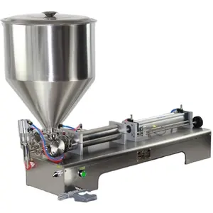 Горячая Распродажа, широко используемая Горизонтальная Полуавтоматическая машина для наполнения жидкой ликерной пастой кремом