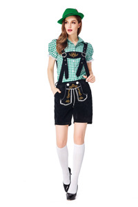 Oktoberfest Costume pour femmes bavarois allemand bière Festivals <span class=keywords><strong>serveuse</strong></span> tenue de femme de chambre Cosplay carnaval Halloween fantaisie robe de soirée - Product Image 3