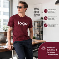 T-shirt uni 100% coton, coupe ample, épaules tombantes, streetwear personnalisé, vente en gros, vêtements décontractés de haute qualité