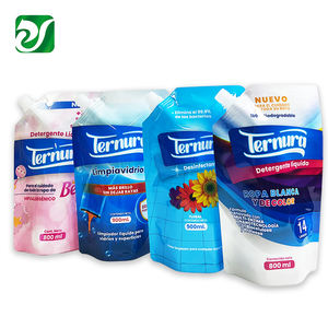 Sacs d'emballage 1L 2L 5L Pochette d'emballage pour détergent de poudre de lavage Pochette à bec pour liquide adoucissant épais - Product Image 4