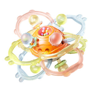 Hochet pour bébé, jouet à mâcher, jouet sensoriel pour bébé, cadeau, jouet d'entraînement à la préhension, jouet apaisant pour enfants - Product Image 1