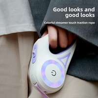 Nouvelle laisse rétractable automatique pour chien, lumineuse, en ABS, pour la traction et la promenade des animaux de compagnie, Jiangsu