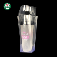Sachets de thé au lait ou café, 4 pièces, haute transparent, sac en plastique PE découpé, logo personnalisé épais