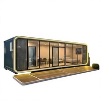 Maison préfabriquée modulaire en acier isolée à double étage, design chinois écologique, avec panneaux sandwich Apple Cabin, pour hôtel