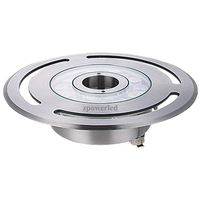 Boîtier étanche extérieur en acier inoxydable IP68 12W DMX RGB Buse LED Anneau lumineux pour fontaine