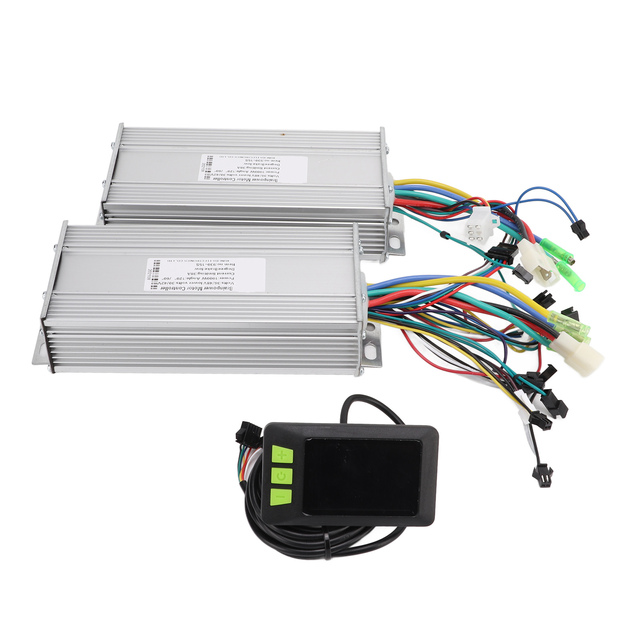 36V 48V 1000W Dual Drive Motor Brushless Controller LCD Display Color Screen Kit for Electric Bicycle Scooter