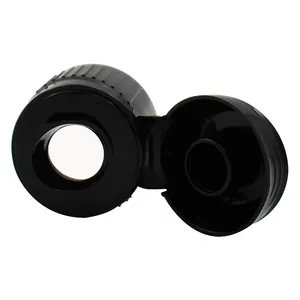 Black Flip Top Cap Liquid Seasoning Bottle Cap