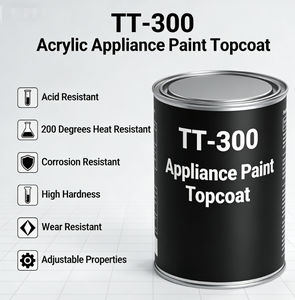 TT-300 200â„?Acrylic Appliance Topcoat High Hardness Acid Wear Corrosion Resistant Adjustable
