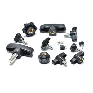 Mat <strong>Knobs</strong> Plastic Handle Clamping Nut Thread End <strong>Black</strong> <strong>Knobs</strong> - Product Image 5