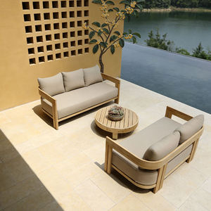 Conjunto de Sofás de Madera para Jardín, Patio o Terraza, de Teca, Estilo Contemporáneo, de Alta Gama, para Villas y Hoteles en Guangdong - Product Image 1
