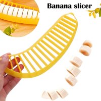 Praktische milieuvriendelijke keukenhulpmiddelen: salade-snijder, ham- en worstsnijder, plastic bananen-snijder, gepersonaliseerde fruitgereedschappen