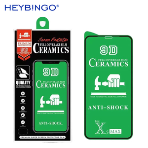 Private Label 3 Pack 9D Full Coverage Film Screen <strong>Protector</strong> Tempered Glass Anti-Shock Cell <strong>Phone</strong> <strong>Protector</strong> - Product Image 1
