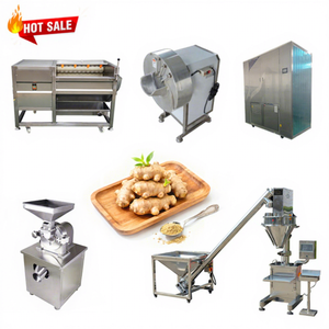 Vente à chaud Ligne de traitement de l'ail et du gingembre Machine de traitement de la poudre de gingembre Prix de la machine de traitement du gingembre - Product Image 1