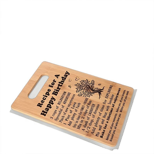 Planche à découper carrée en bois réutilisable, cadeau pour l'anniversaire de la tante et la fête des mères, pour <span class=keywords><strong>nièce</strong></span> et <span class=keywords><strong>neveu</strong></span> - Product Image 4