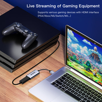 SAMZHE Alüminyum Alaşımlı 4K/2K HDMI Dişi - USB 2.0 Video Yakalama Cihazı, Switch Oyunu PS5/NS2/Xbox Dizüstü Bilgisayar Telefon Canlı Yayın için