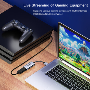 Dispositif de <span class=keywords><strong>capture</strong></span> vidéo SAMZHE en alliage d'aluminium 4K/2K HDMI femelle vers USB 2.0 pour Switch, PS5/NS2/Xbox, ordinateur portable, téléphone, diffusion en direct - Product Image 6